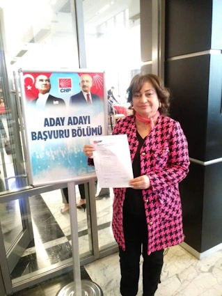 Cavidan Demirağ Mersin Milletvekili Aday Adaylığı başvurusunu yaptı 