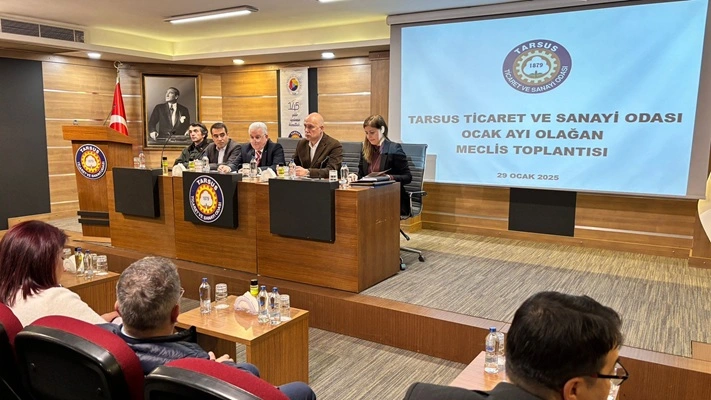 Tarsus TSO Meclis Toplantısı yapıldı