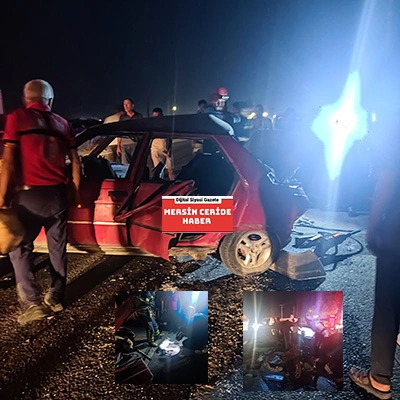 Tarsus’ta trafik kazası 1 ölü, 4 yaralı