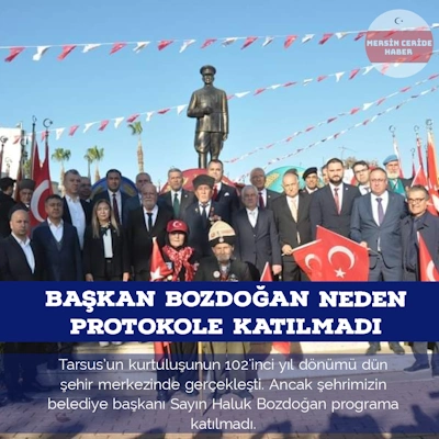Sayın Bozdoğan Neden Protokole Katılmadı?