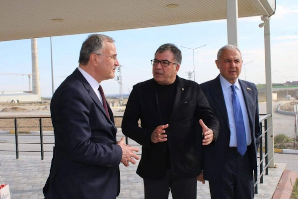 Organize Sanayi Bölgeleri Üst Kuruluşu (OSBÜK) Başkanı Memiş Kütükcü Tarsus OSB'yi ziyaret etti