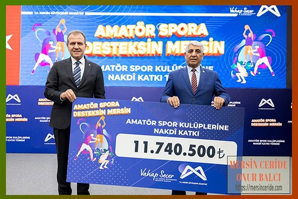 Büyükşehir Belediyesi amatör spor kulüplerine toplam 11 milyon nakdi destek verdi