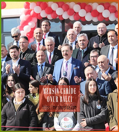 Türkiye Odalar Ve Borsalar Birliğinin Tarsus'ta yaptırdığı lisenin açılışı yapıldı 