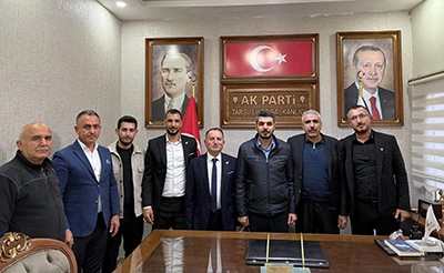 Yeniden Refah Partisi Tarsus İlçe Yönetimi Ak Parti'yi ziyaret etti