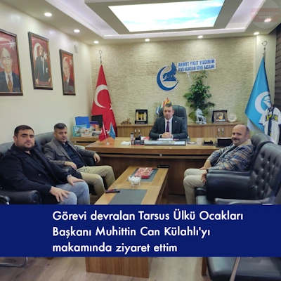 Tarsus Ülkü Ocaklarında bayrak değişimi 