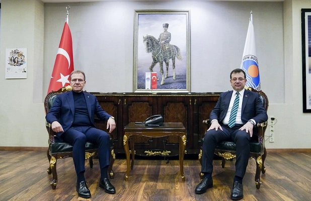 Başkan Seçer Ekrem İmamoğlu'nu konuk etti