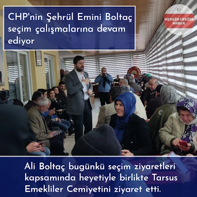 CHP'nin Şehrül Emini Boltaç seçim çalışmalarına devam ediyor