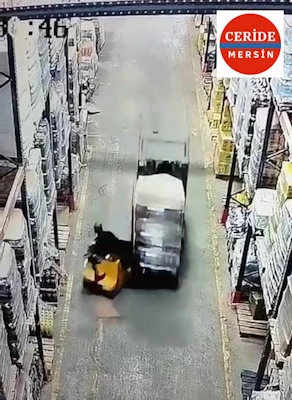 Kaza anı kameralara yansıdı, başının çaresine bak dediler