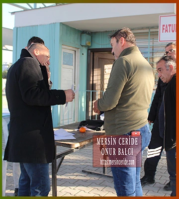Kızılmurat Vergi Dairesi Müdürlüğü Sebze ve Meyve Hali'nde belge denetimi yaptı 