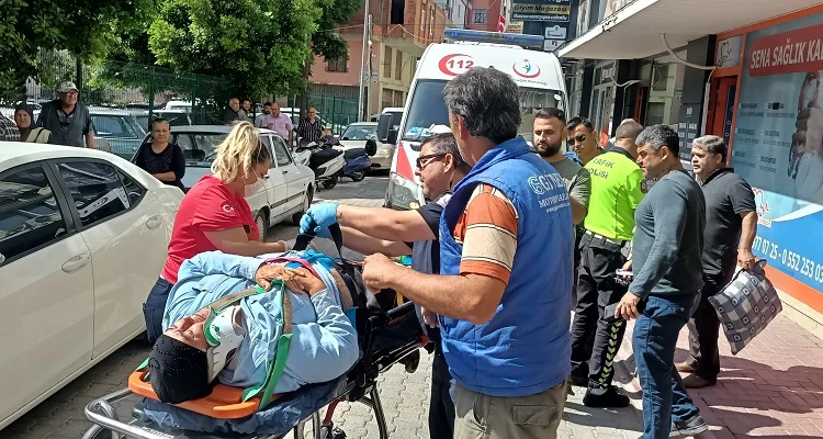 Silifke'de otomobilin çarptığı kişi yaralandı