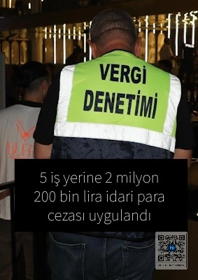 Mersin'de 5 iş yerine 2 milyon 200 bin lira idari para cezası uygulandı