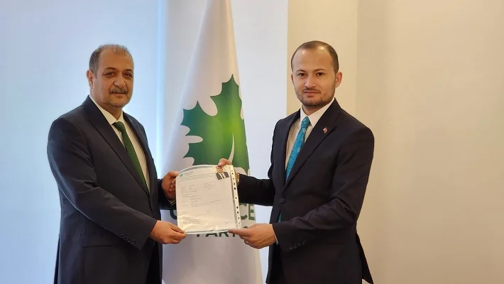 Gelecek Partisi İl Başkanı Hamit Karış Milletvekili aday adayı oldu