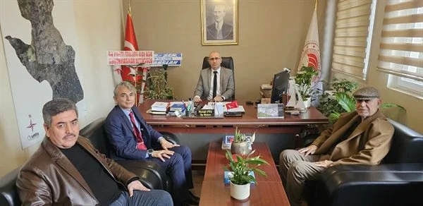 Borsa Başkanı Kaya'dan Ateş'e hayırlı olsun ziyareti
