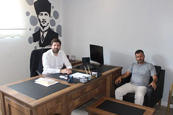 Ali Boltaç'ı seçim bürosunda ziyaret ettim