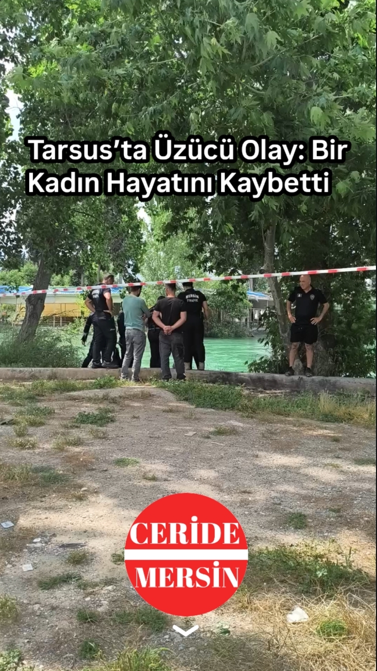 Tarsus’ta Acı Olay: Şelale Bölgesinde Cansız Beden Vinç Yardımı İle Çıkarıldı 