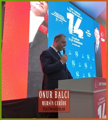CHP Tarsus İlçe Başkanı Yusuf Tıbık'ın Yönetim Kurulu Listesi Belli Oldu