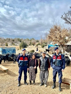 Silifke'de kaybolan küçükbaş hayvanları jandarma buldu
