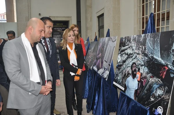 Tarsus'ta "Yüreğimde Filistin" fotoğraf sergisi açıldı