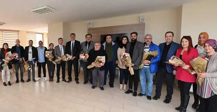 Anamur Belediye Başkanı Hidayet Kılınç, gazetecilerle bir araya geldi