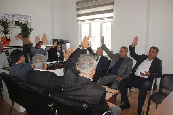 Gülnar Belediyesi nisan ayı meclis toplantısının ilk oturumu yapıldı