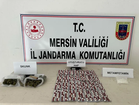 Mersin Mut ilçesinde uyuşturucu operasyonunda 2 zanlı tutuklandı