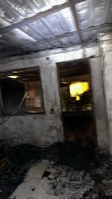 Yunusemre Mahallesi'nde kömür sobası evi yaktı 