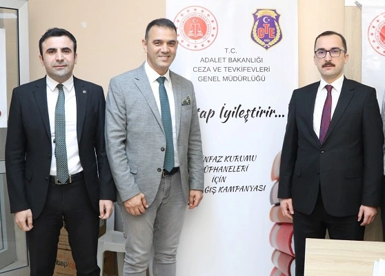 Silifke'de ceza infaz kurumu kütüphaneleri için kitap bağışı yapıldı